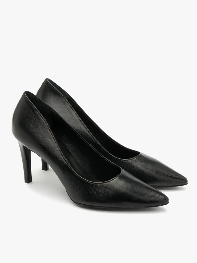 Schwarze Stiletto-Pumps
