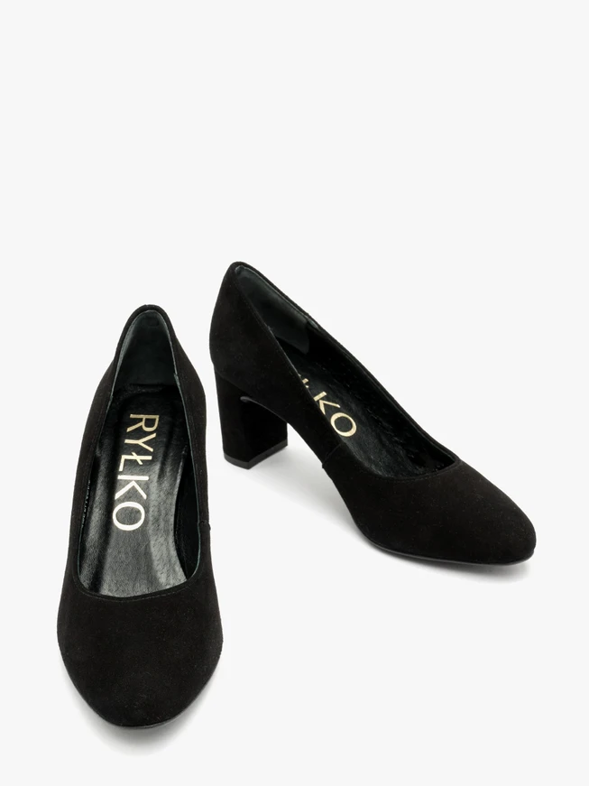 Schwarze Stiletto-Pumps