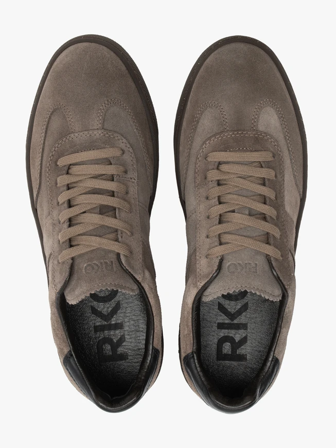 Dunkelgraue Herren Sporthalbschuhe