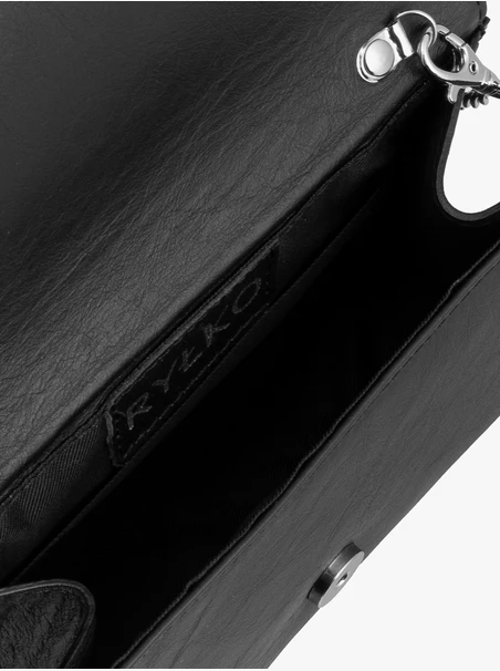 Little black clutch bag