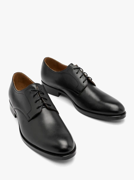 Men's black half shoes