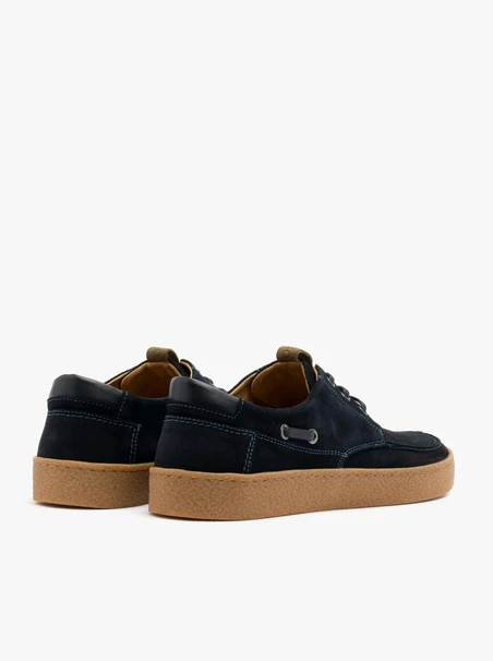 Marineblaue Halbschuhe für Männer