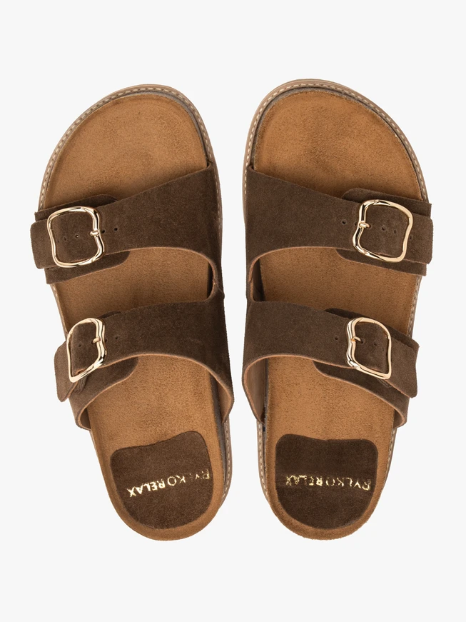 Braune Damen-Flip-Flops