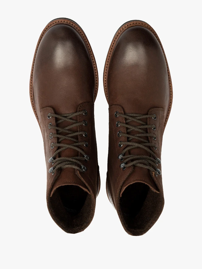 Dunkelbraune Herrenstiefel