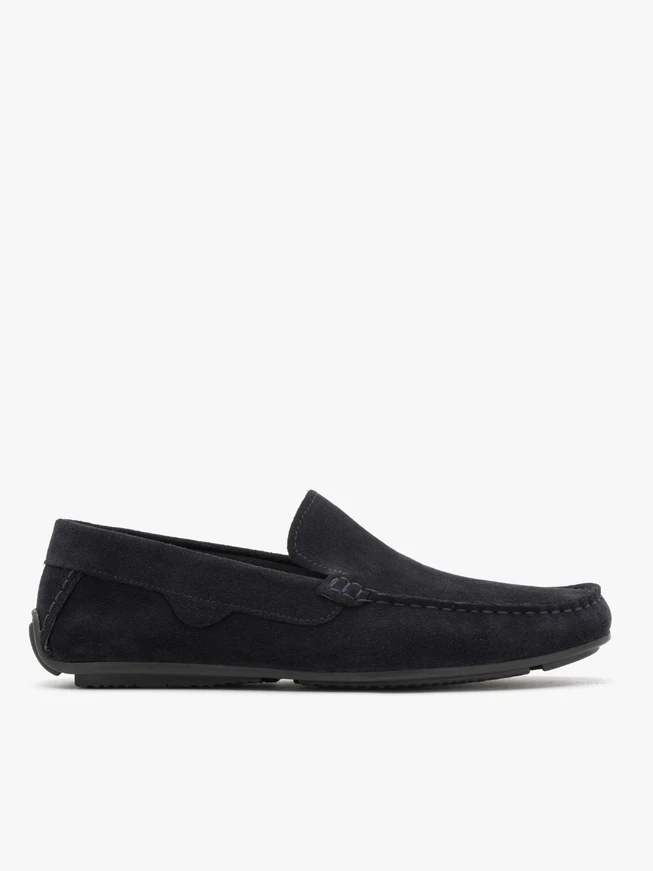 Navy men’s loafers