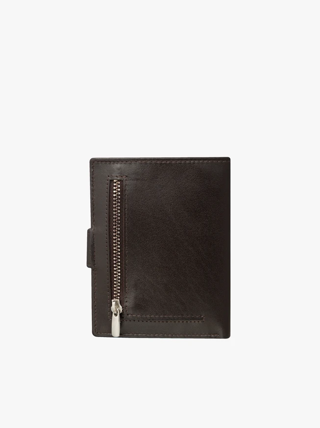 Brown leather women’s wallet