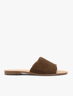 Flache Damen-Flip-Flops aus Schokolade