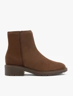 Braune Velourslederstiefel
