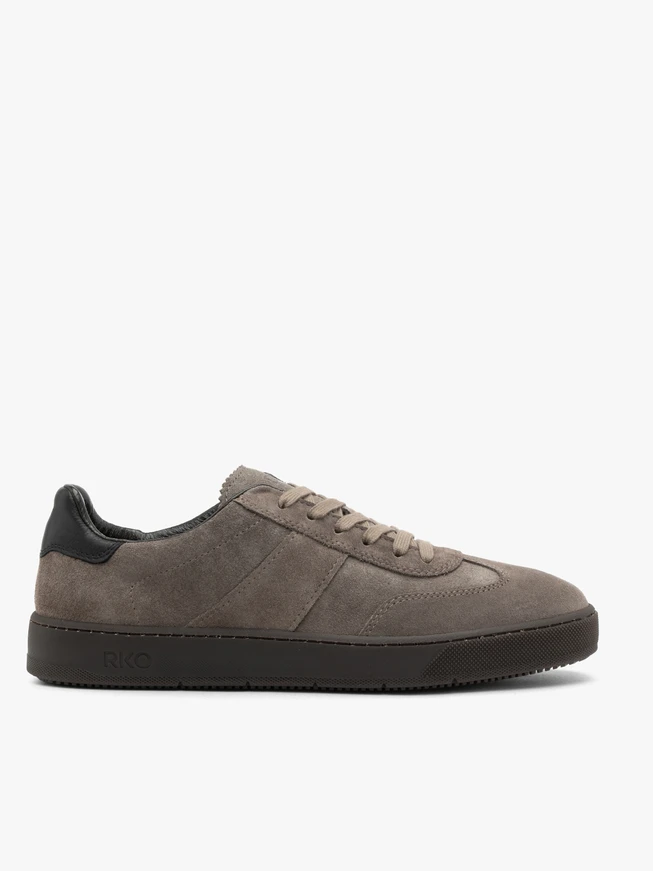 Dunkelgraue Herren Sporthalbschuhe
