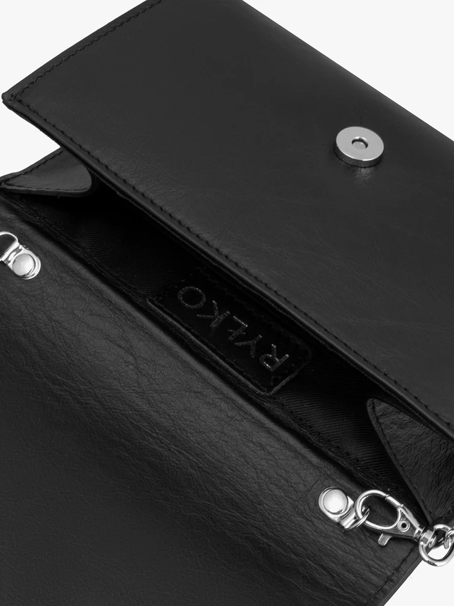 Little black clutch bag
