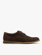 Dunkelbraune Herrenhalbschuhe