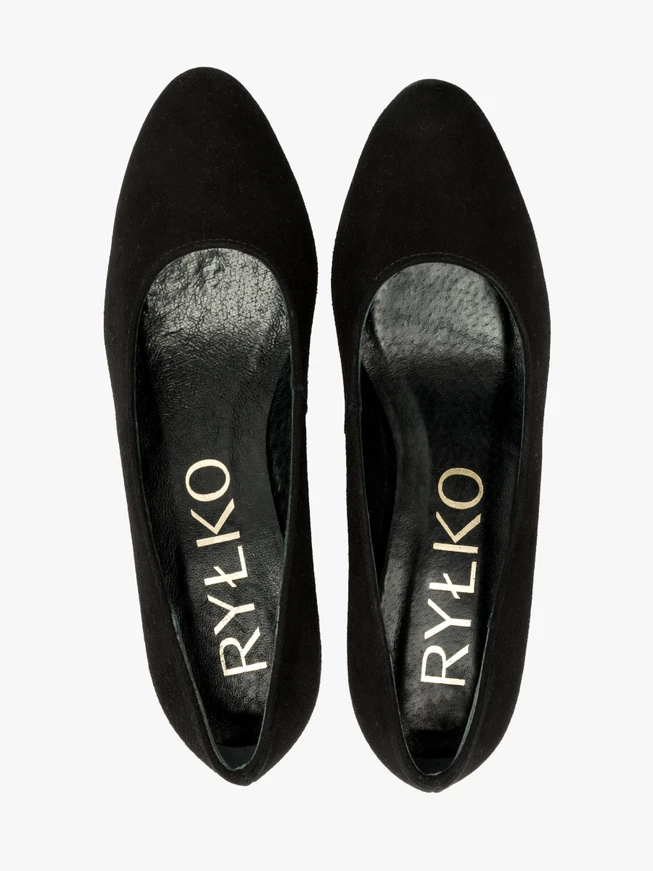 Schwarze Stiletto-Pumps