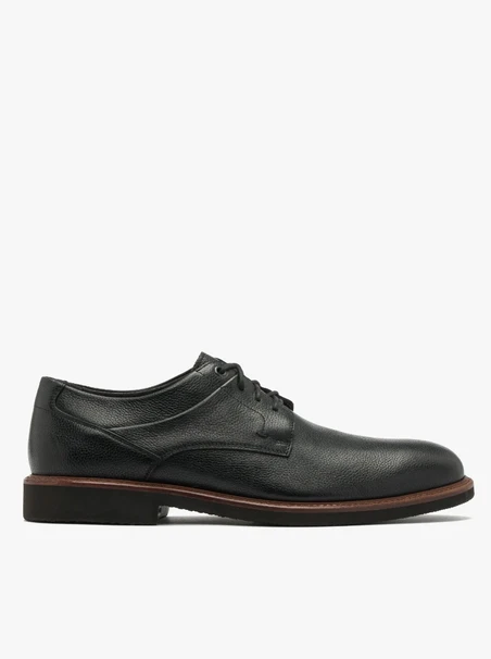 Schwarze Halbschuhe für Männer mit leichter Sohle
