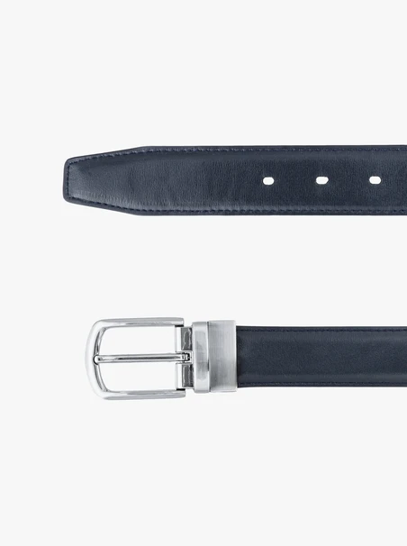 Dwustronny pasek czarno-granatowy
