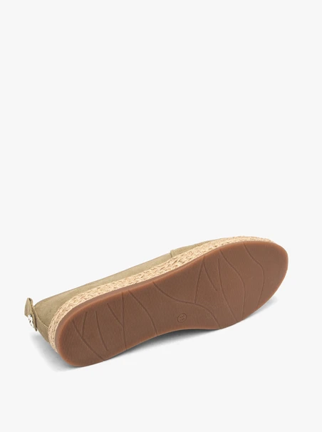 Damen-Espadrilles in Oliv