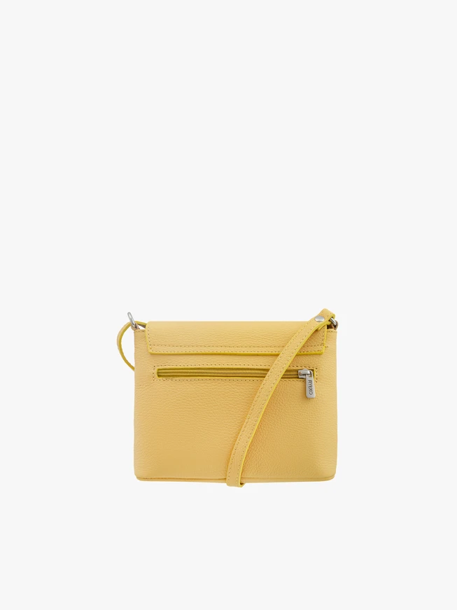 Gelbe kleine Handtasche für Frauen