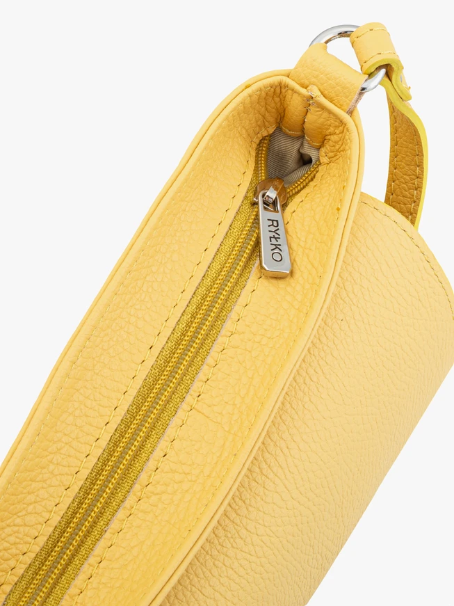 Gelbe kleine Handtasche für Frauen