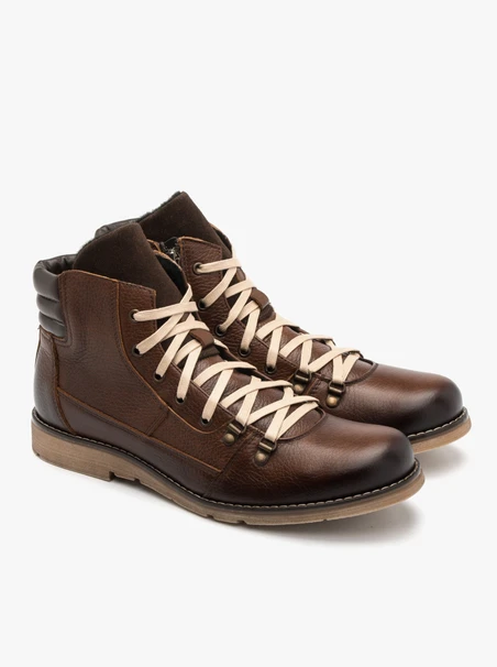 Herren-Kombistiefel aus Leder