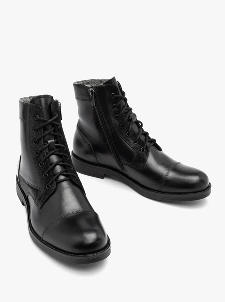 Isolierte Stiefel im Freizeitstil aus Wolle