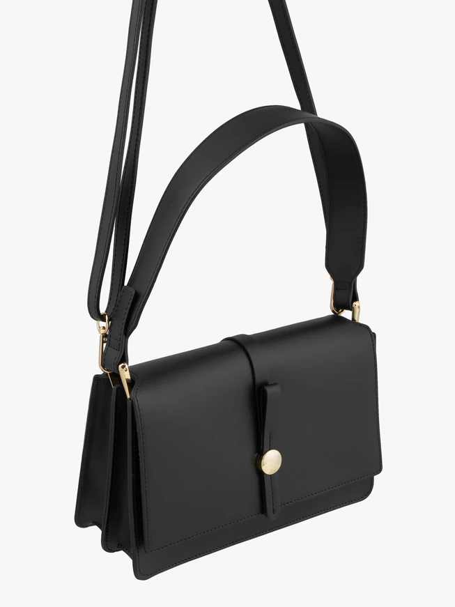 Black small women's handbag elegant