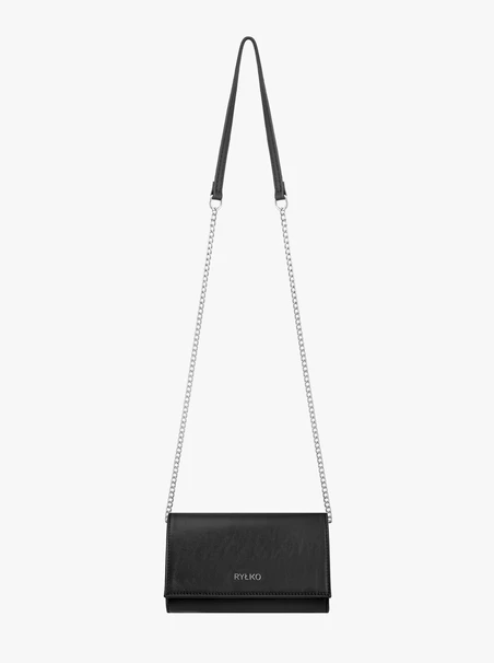 Little black clutch bag