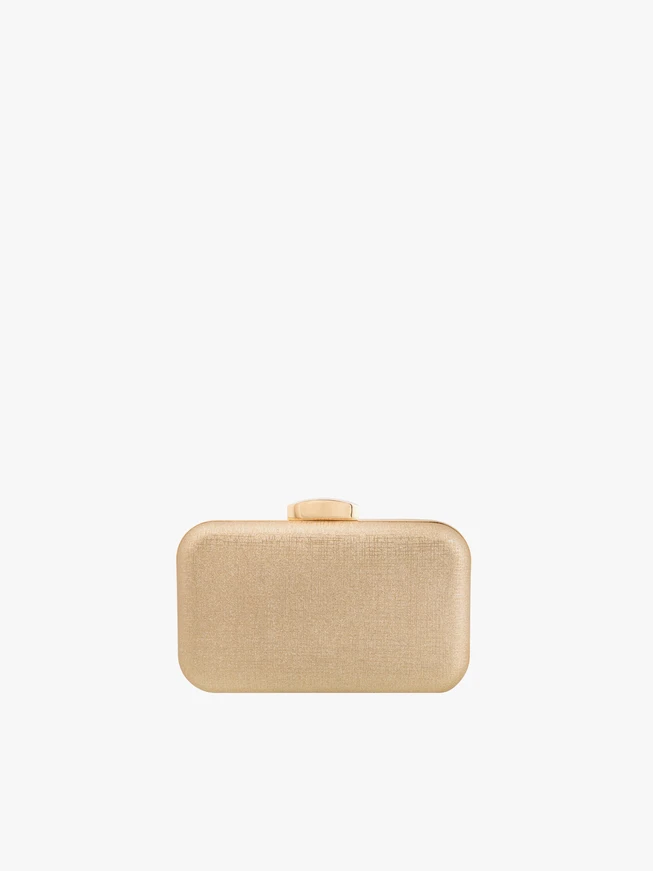 Elegante goldene Clutch-Tasche