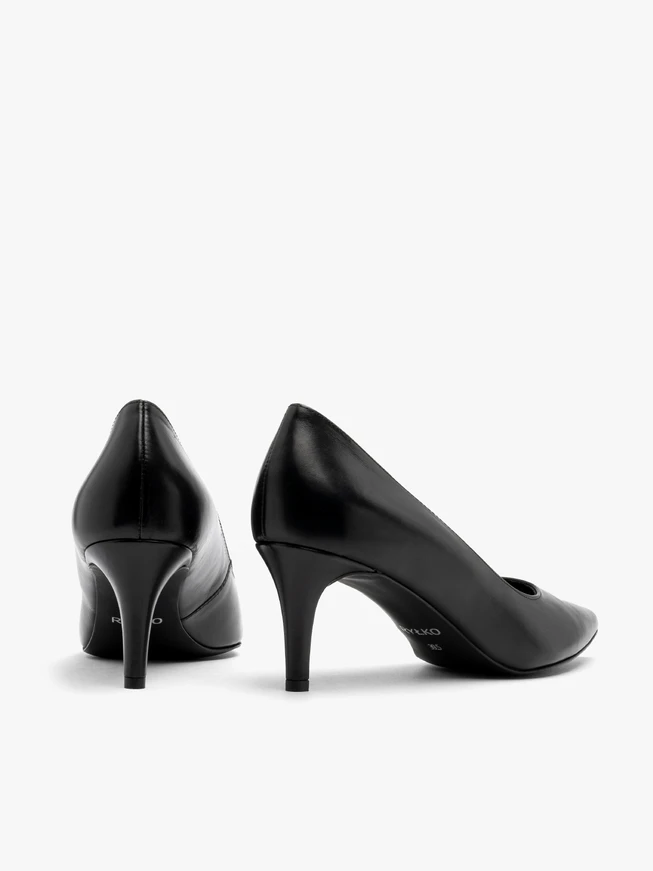 Schwarze Stiletto-Pumps