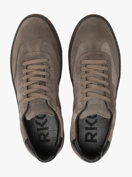 Dunkelgraue Herren Sporthalbschuhe