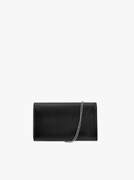 Little black clutch bag