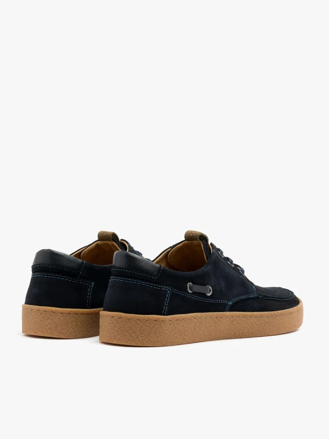 Marineblaue Halbschuhe für Männer