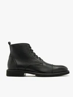 Schwarze Herrenstiefel mit leichter Sohle