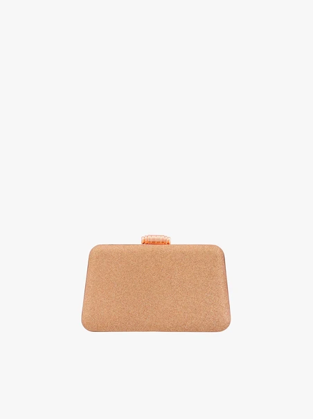 Champagne clutch bag