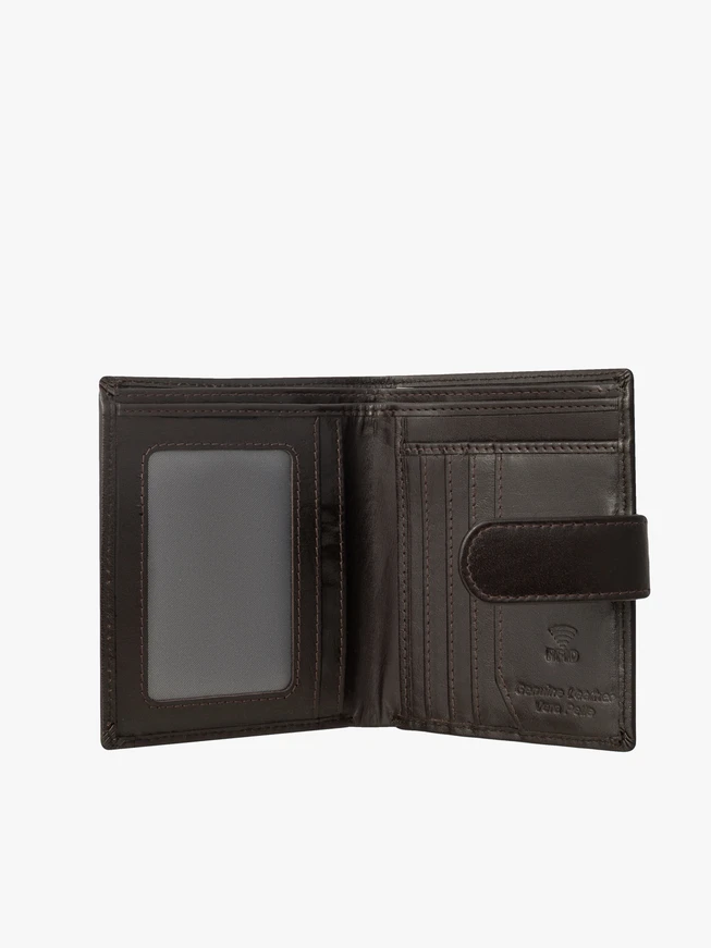 Brown leather women’s wallet