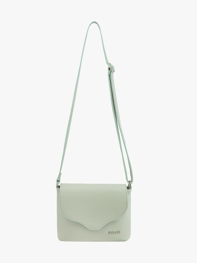 Kleine mintfarbene Handtasche für Frauen