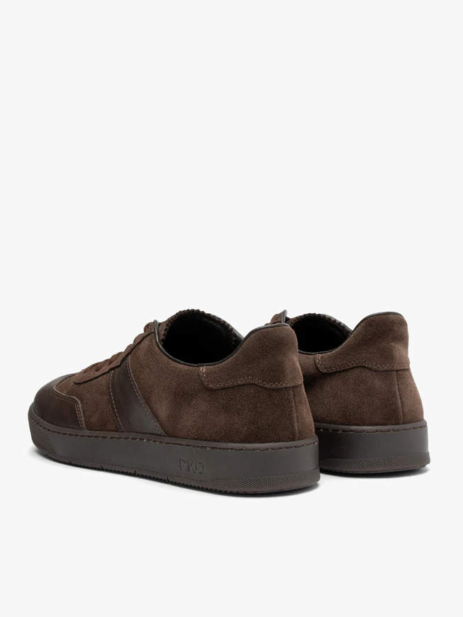 Dunkelbraune Herren Sporthalbschuhe