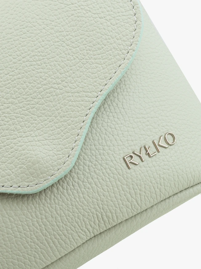 Kleine mintfarbene Handtasche für Frauen