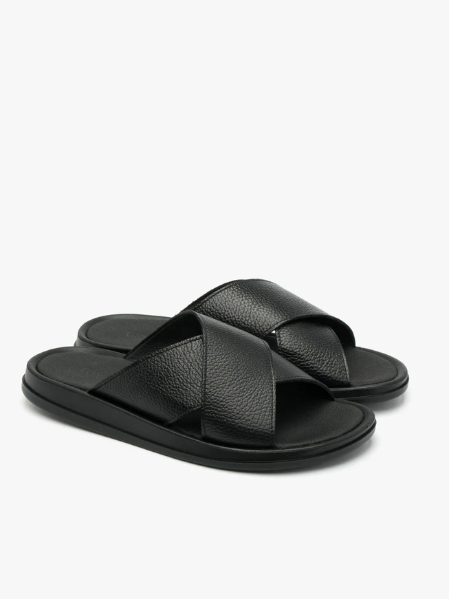 Schwarze Herren-Flip-Flops