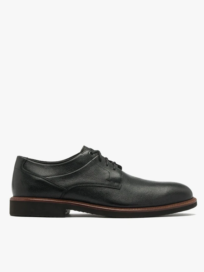 Schwarze Halbschuhe für Männer mit leichter Sohle