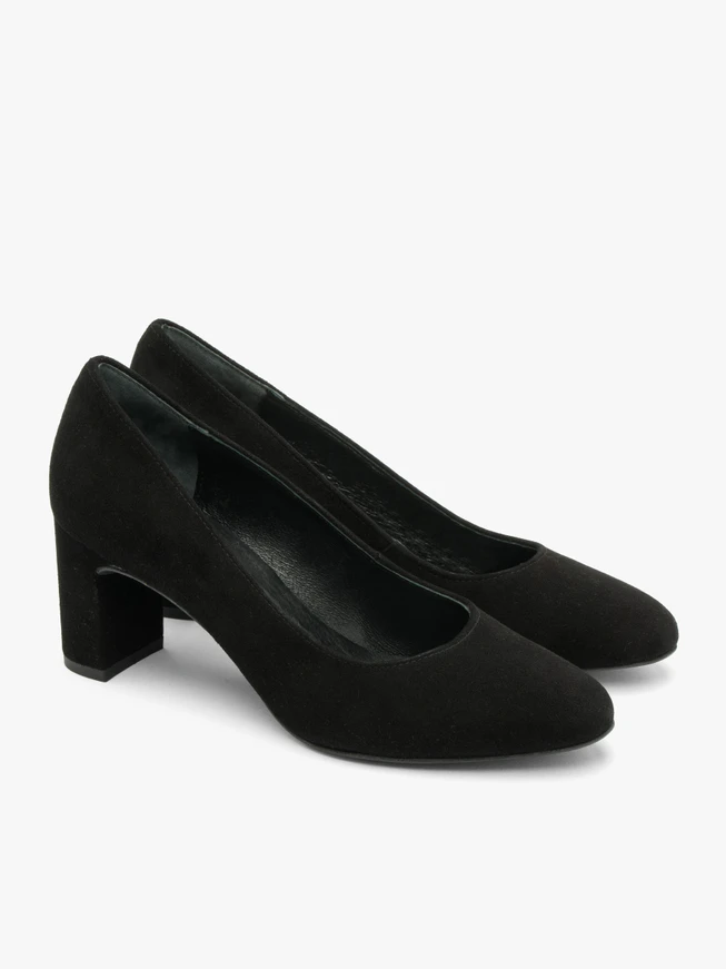 Schwarze Stiletto-Pumps