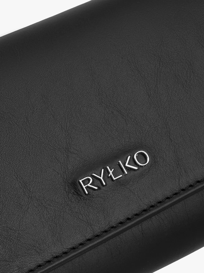 Little black clutch bag