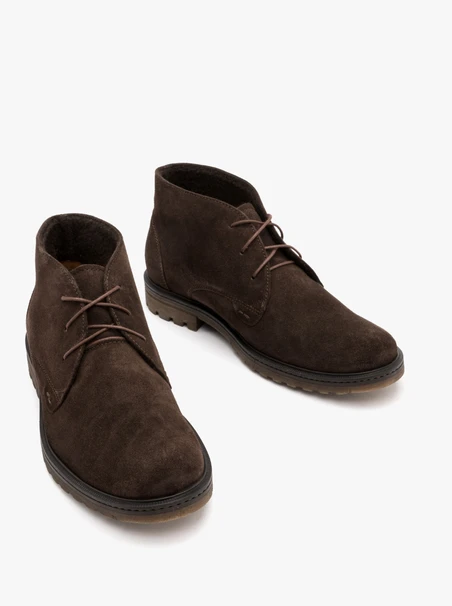 Brauner Herren Bootie
