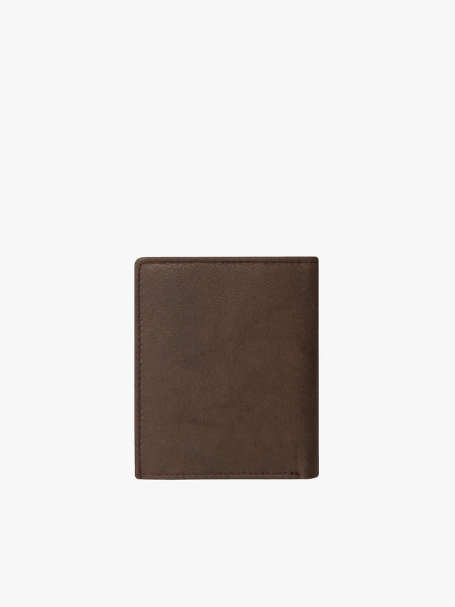 Portemonnaie aus braunem Leder