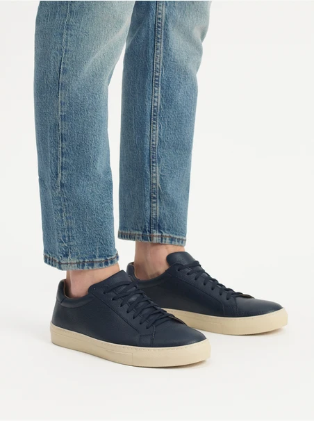 Marineblaue Sport-Halbschuhe für Männer