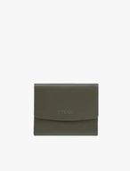 Brieftasche aus Leder, oliv