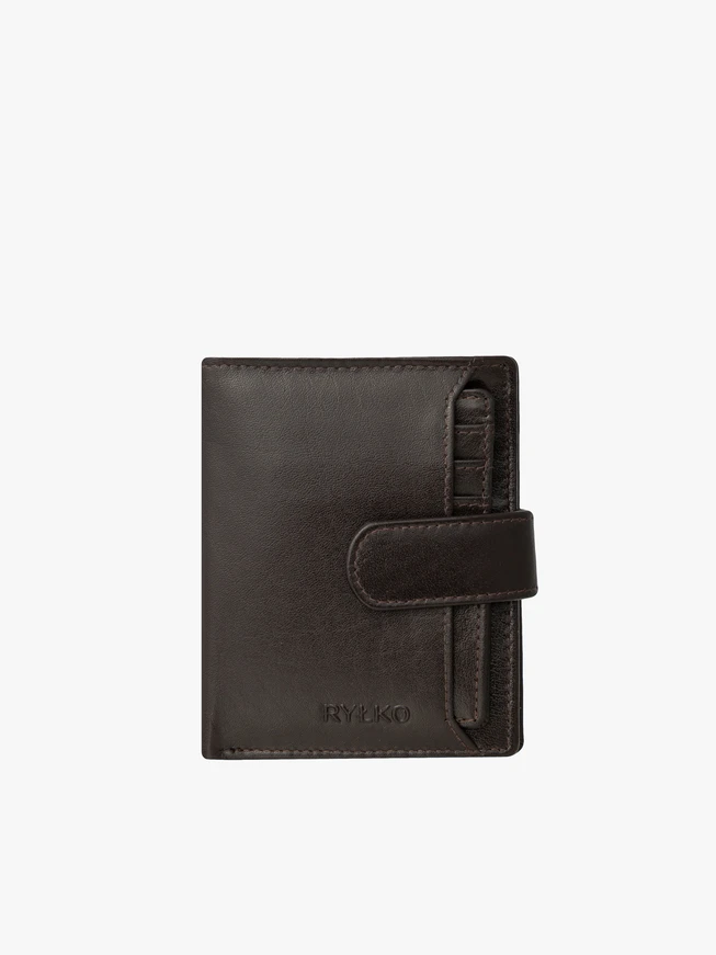 Brown leather women’s wallet