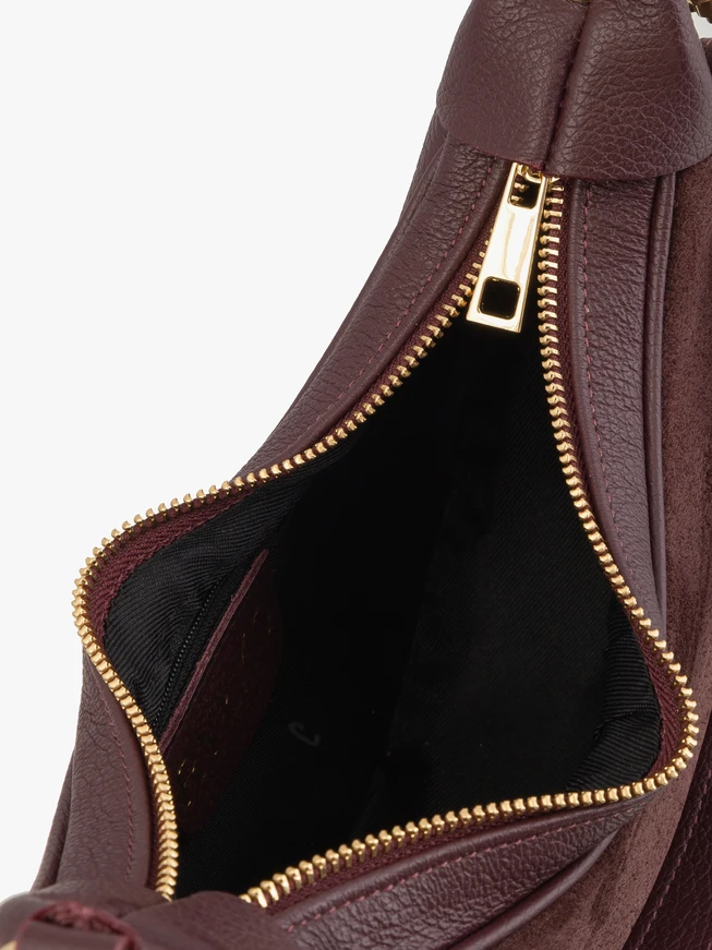 Kastanienbraune elegante Handtasche für Frauen