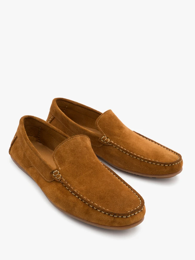 Rude mokasyny męskie