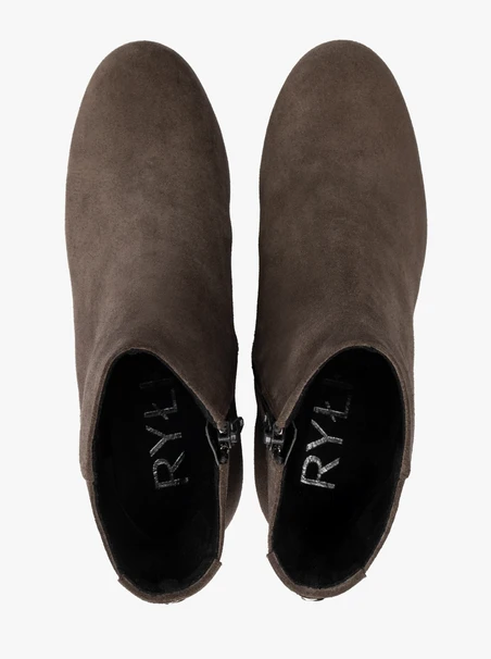 Stöckelschuhe aus braunem Velours