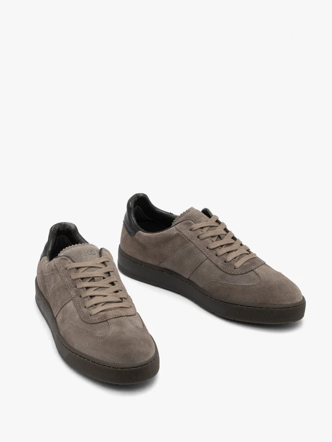Dunkelgraue Herren Sporthalbschuhe
