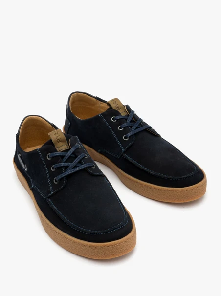 Marineblaue Halbschuhe für Männer